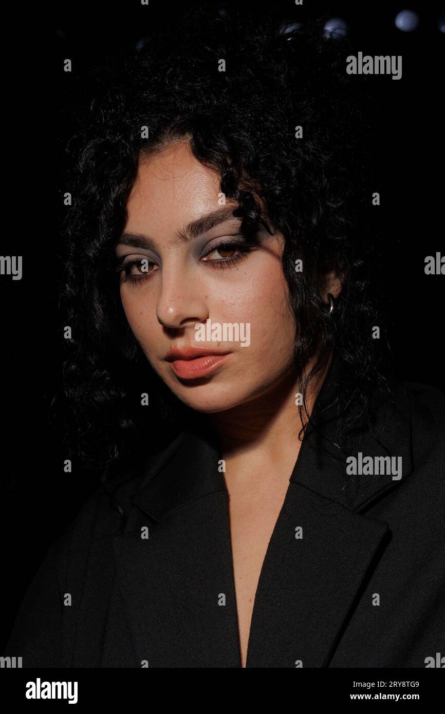 Charli XCX attends the Coperni Spring/Summer 2024 womenswear fashion ...