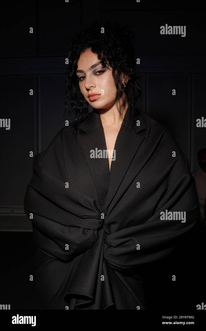Charli XCX attends the Coperni Spring/Summer 2024 womenswear fashion ...