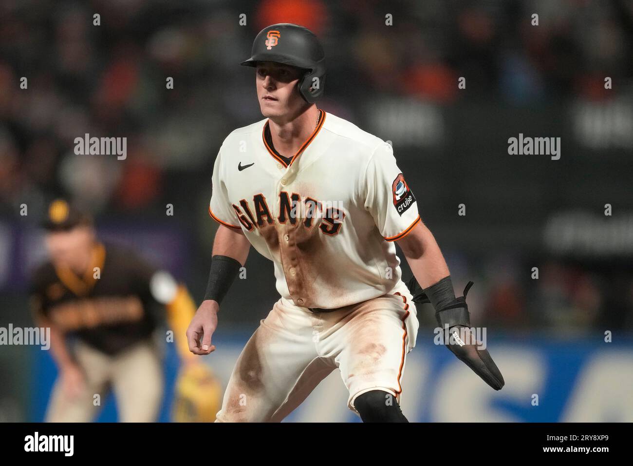 San Francisco Giants' Tyler Fitzgerald during a baseball game against