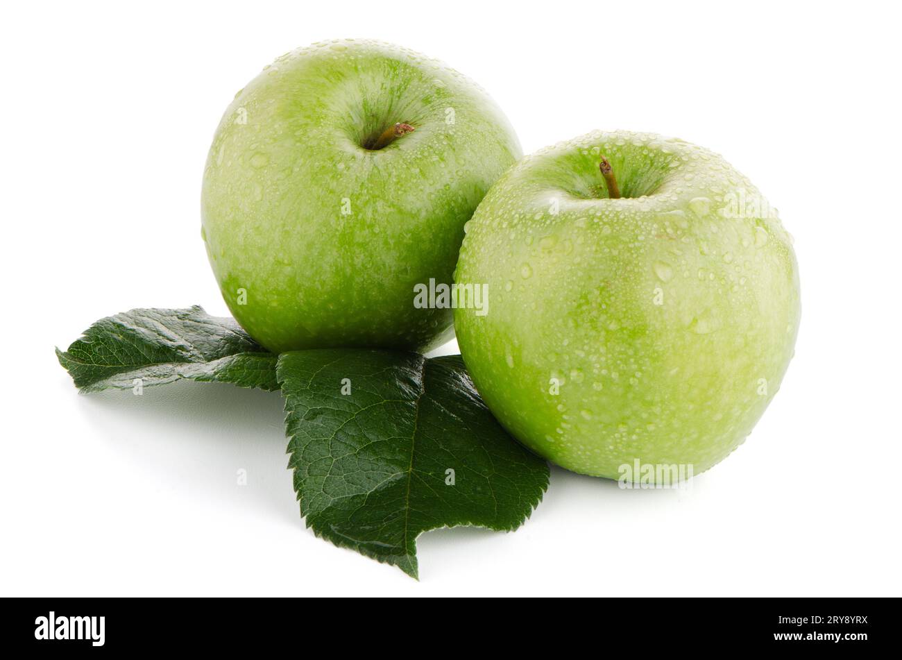 Fresh Farm Organic Summer Green Apples Stock Photo 2333693283