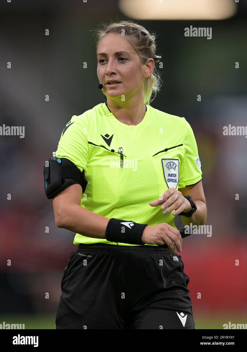 BOCHUM - Referee Alina Pesu during the UEFA Nations League women's match  between Germany and Iceland at