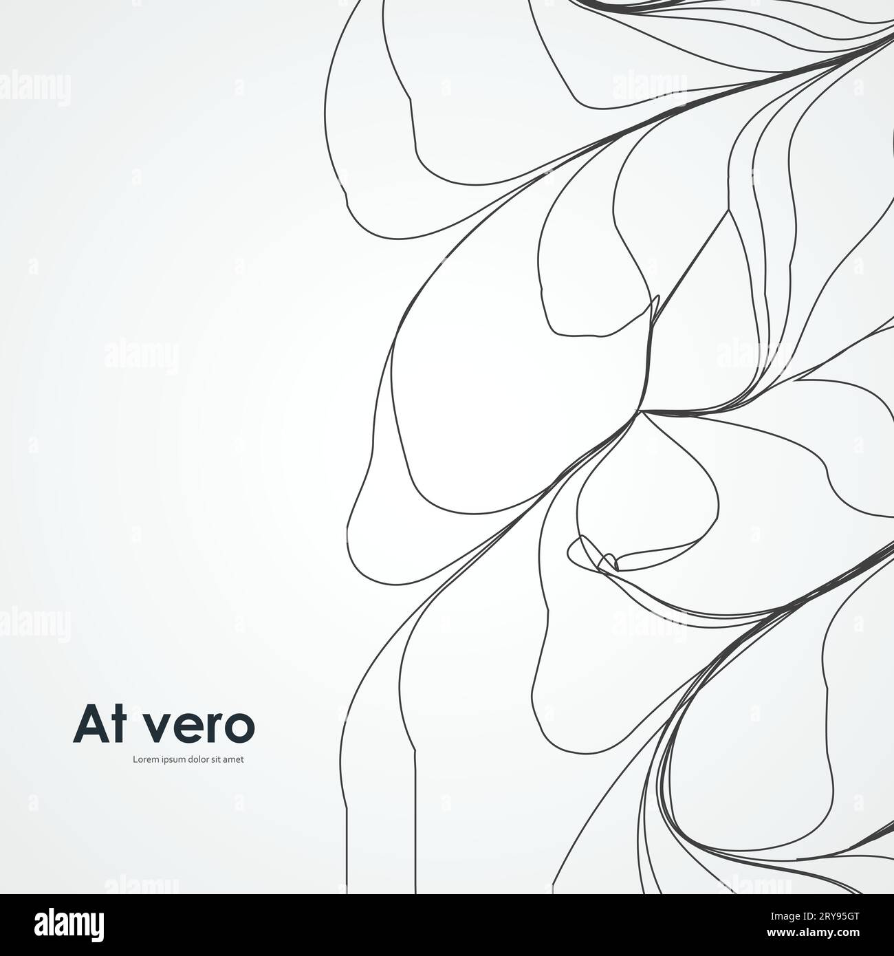 Vector Illustration with gray pattern lines. Abstract background Stock ...