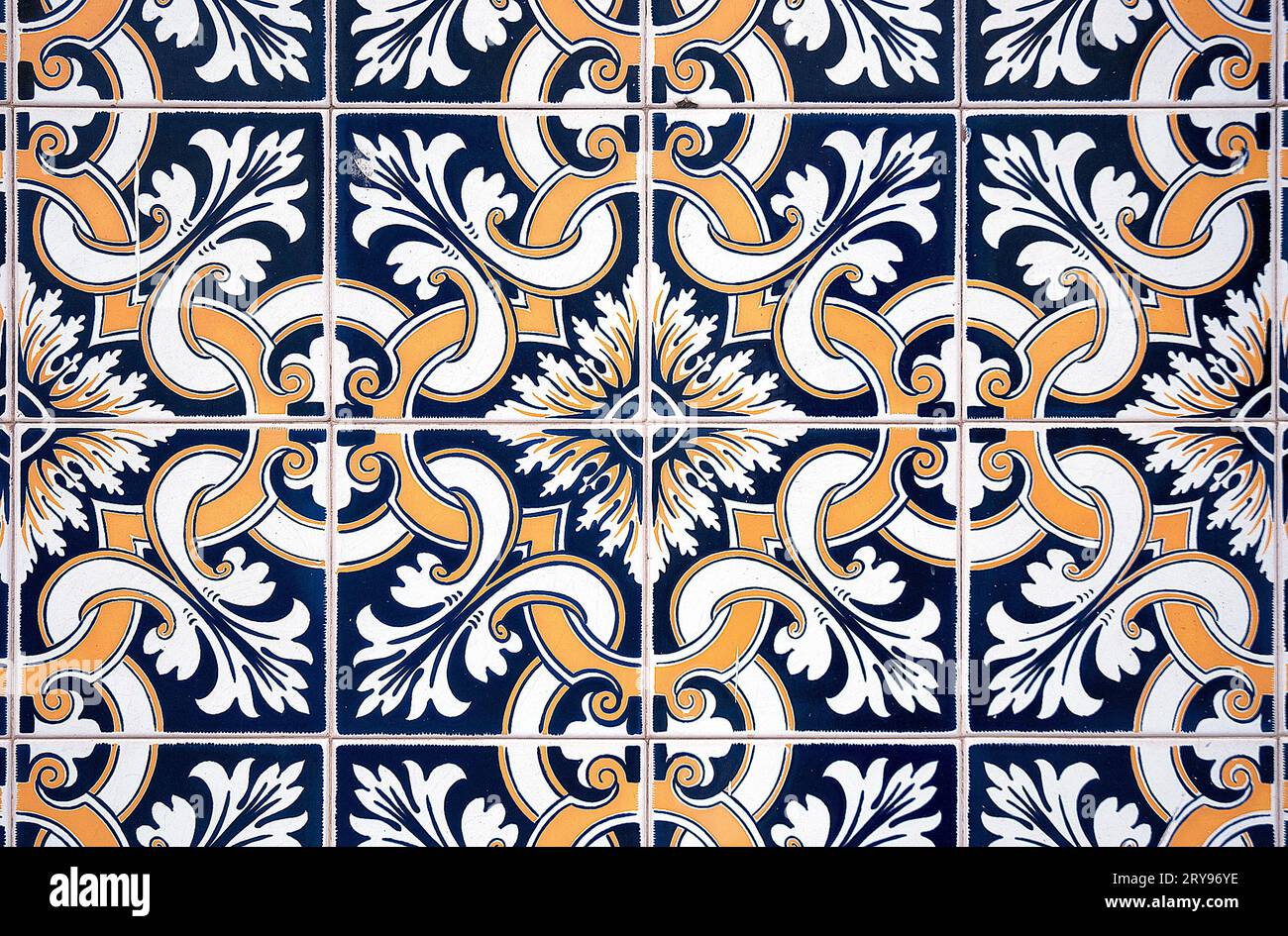 Old ceramic tiles Stock Photo Alamy