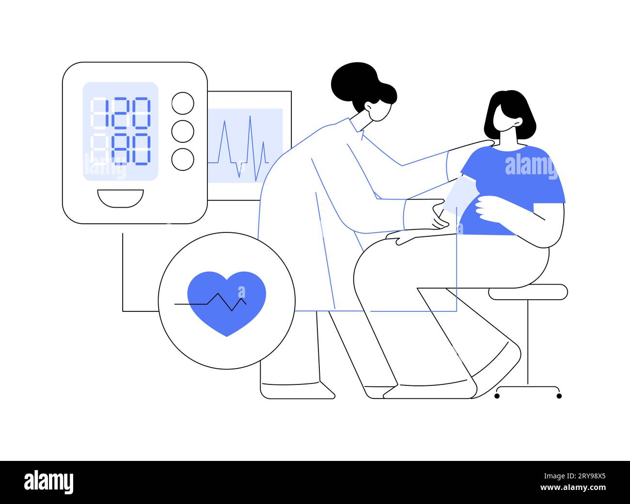 blood-pressure-monitoring-in-pregnancy-abstract-concept-vector