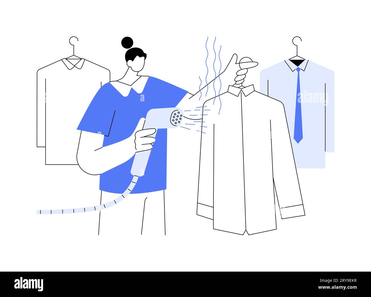 Laundry service abstract concept vector illustration Stock Vector Image