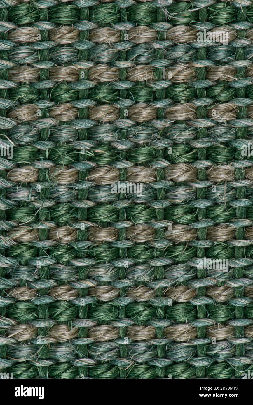 Green carpet or mat Stock Photo