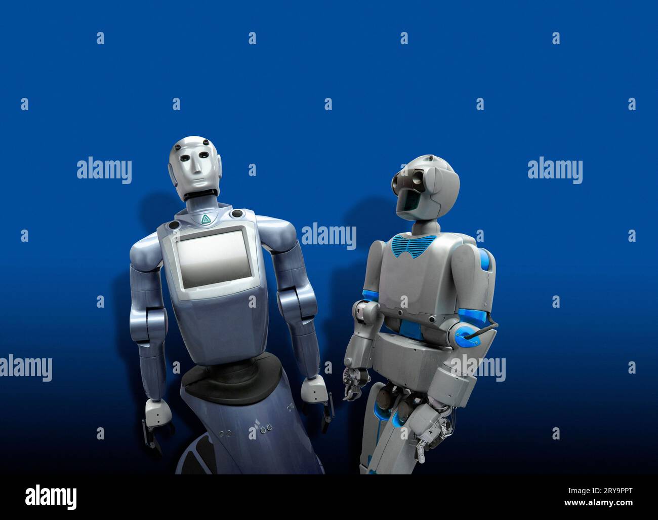 Robots, illustration Stock Photo