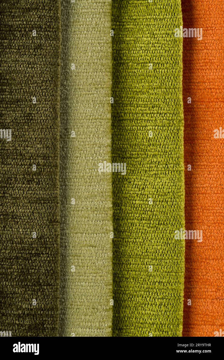 Multi color fabric texture samples Stock Photo - Alamy