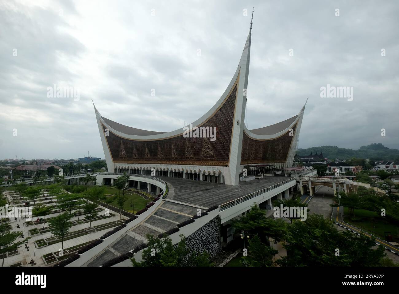 Masjid Raya Sumatera Barat Stock Photo