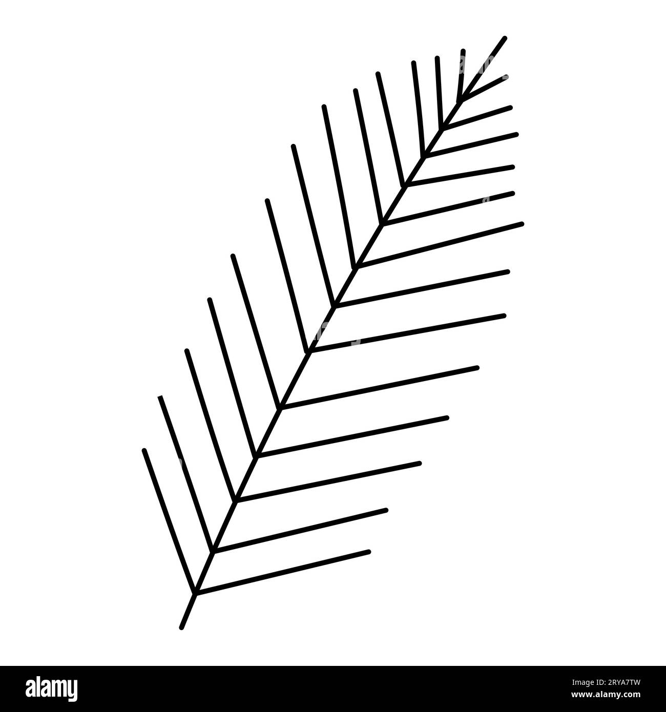 christmas holiday tree tree branch plant black Stock Vector Image & Art