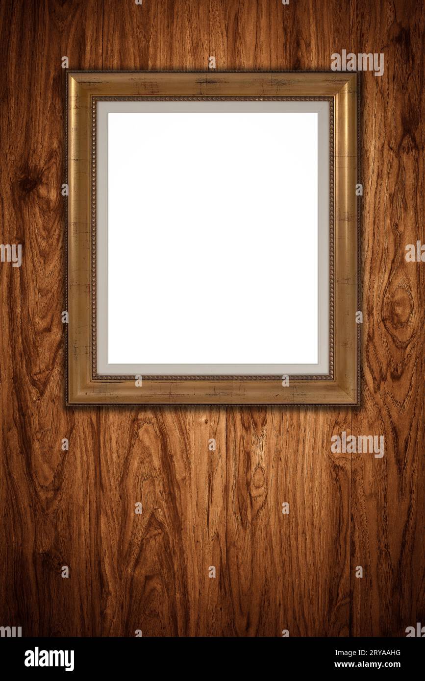 Old picture frame Stock Photo - Alamy