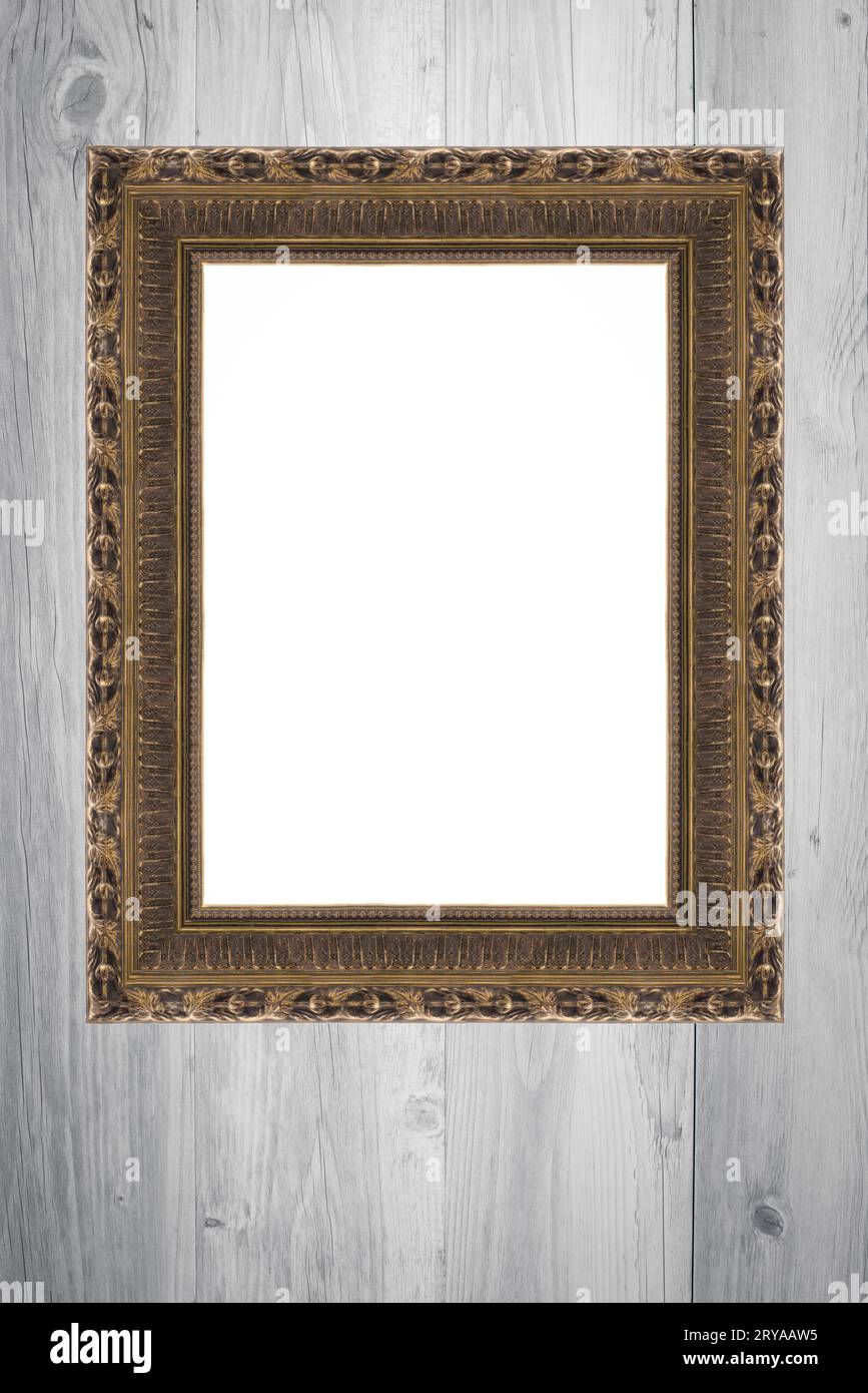 Old picture frame Stock Photo - Alamy
