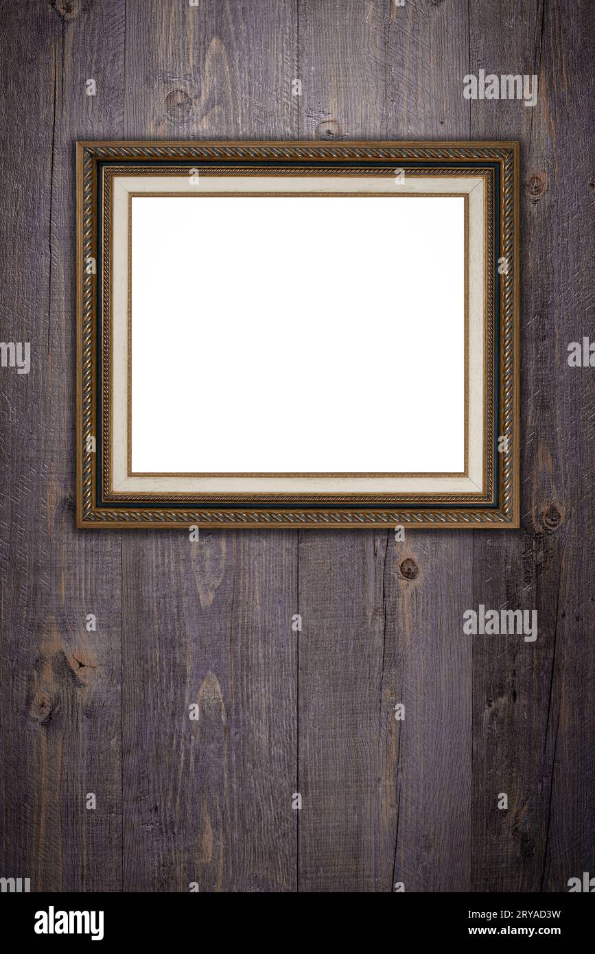 Old picture frame Stock Photo - Alamy