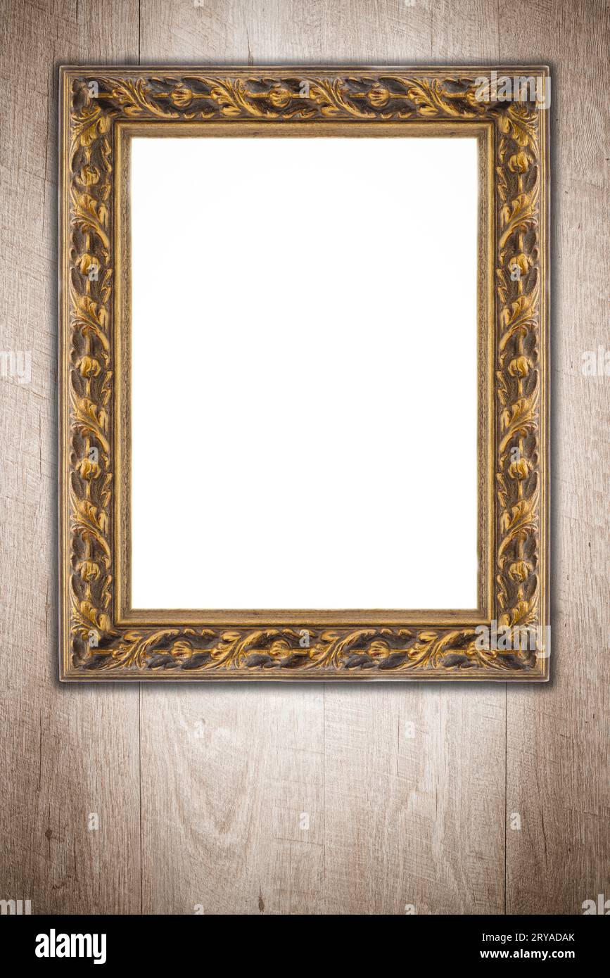 Old picture frame Stock Photo - Alamy