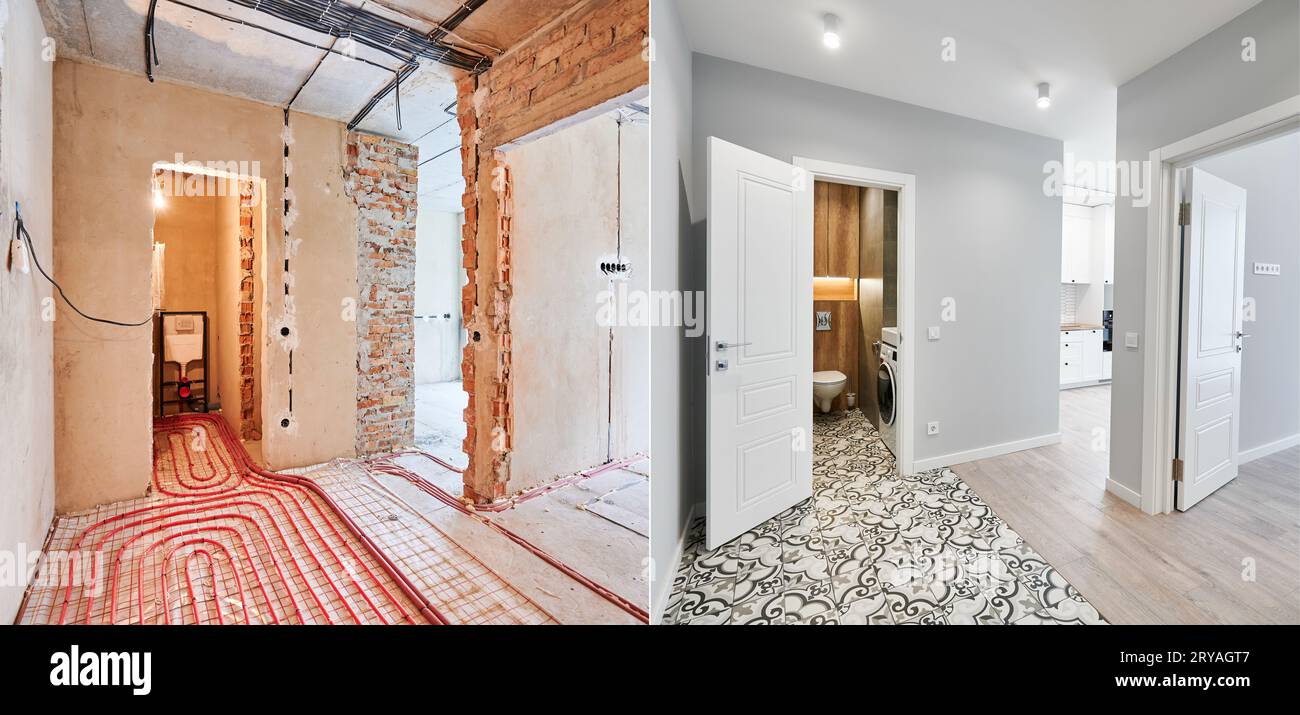 Contemporary Apartment Renovation Safe Plumbing