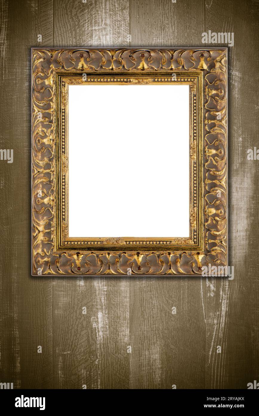 Old picture frame Stock Photo - Alamy