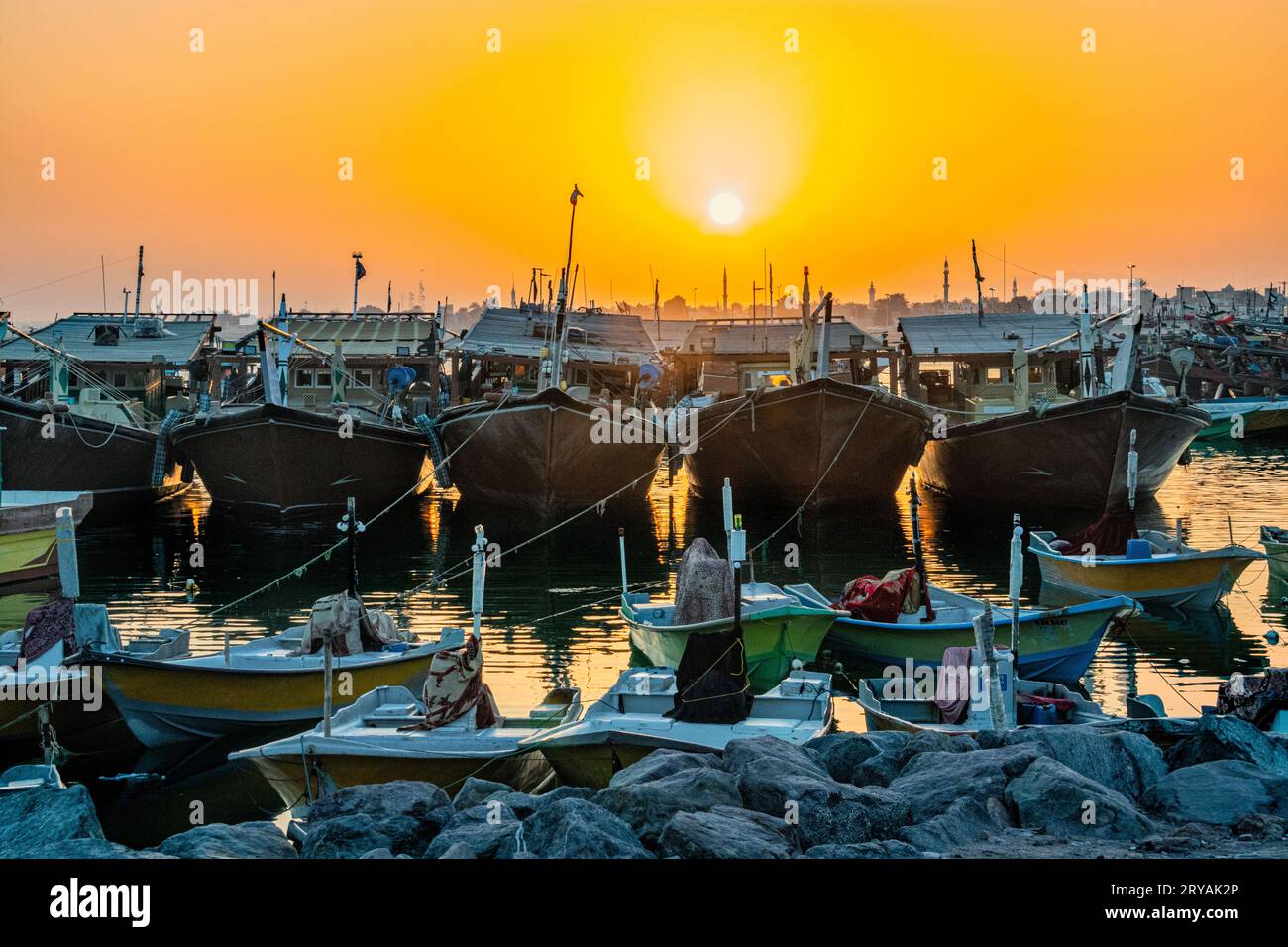 kong island ispart of iran that is one of old ports of iran Stock Photo