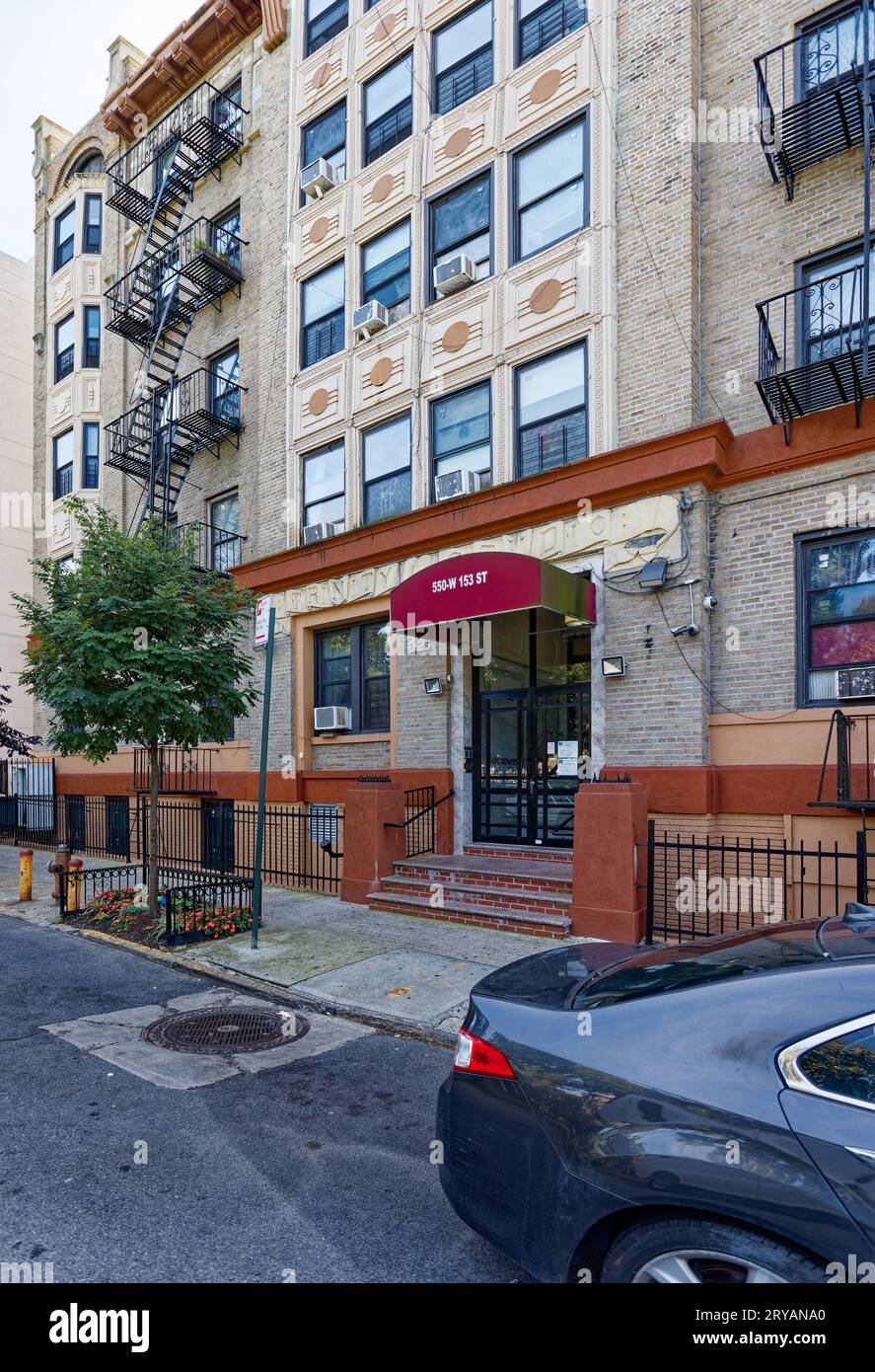 Trinity Studios, designed by Emery Roth and built in 1914, is a beige