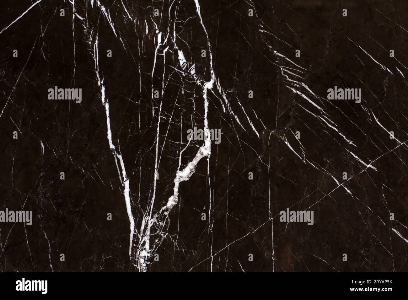 Large format texture, black marble with white veins and long cracks