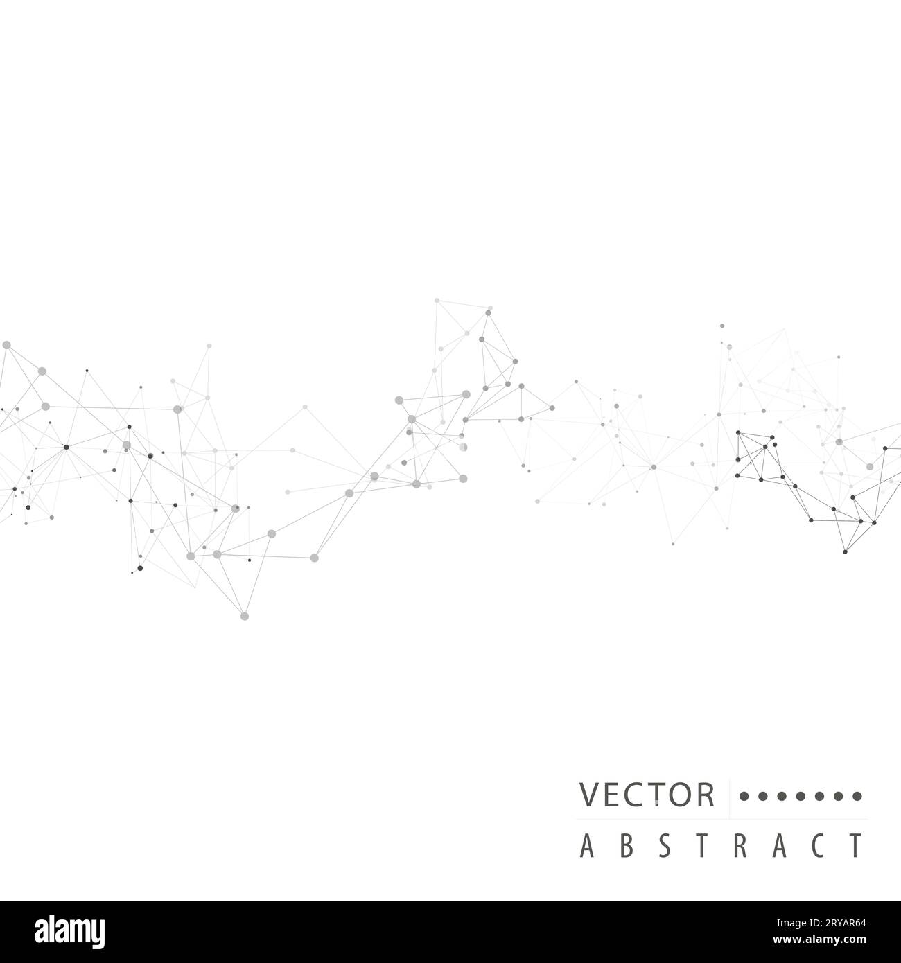 Connection dots and lines background. Minimal molecule background ...