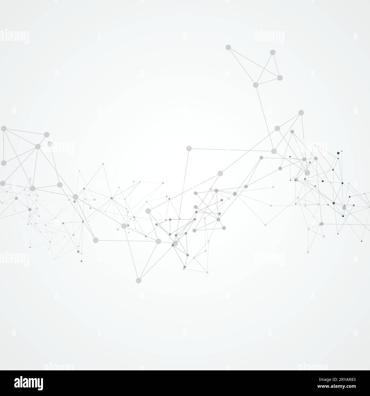 Connection dots and lines background. Minimal molecule background ...