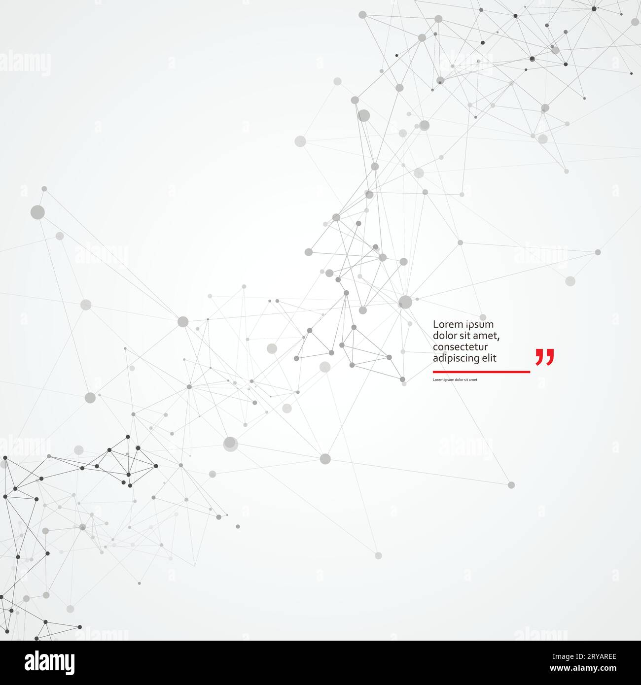 Connection dots and lines background. Minimal molecule background ...