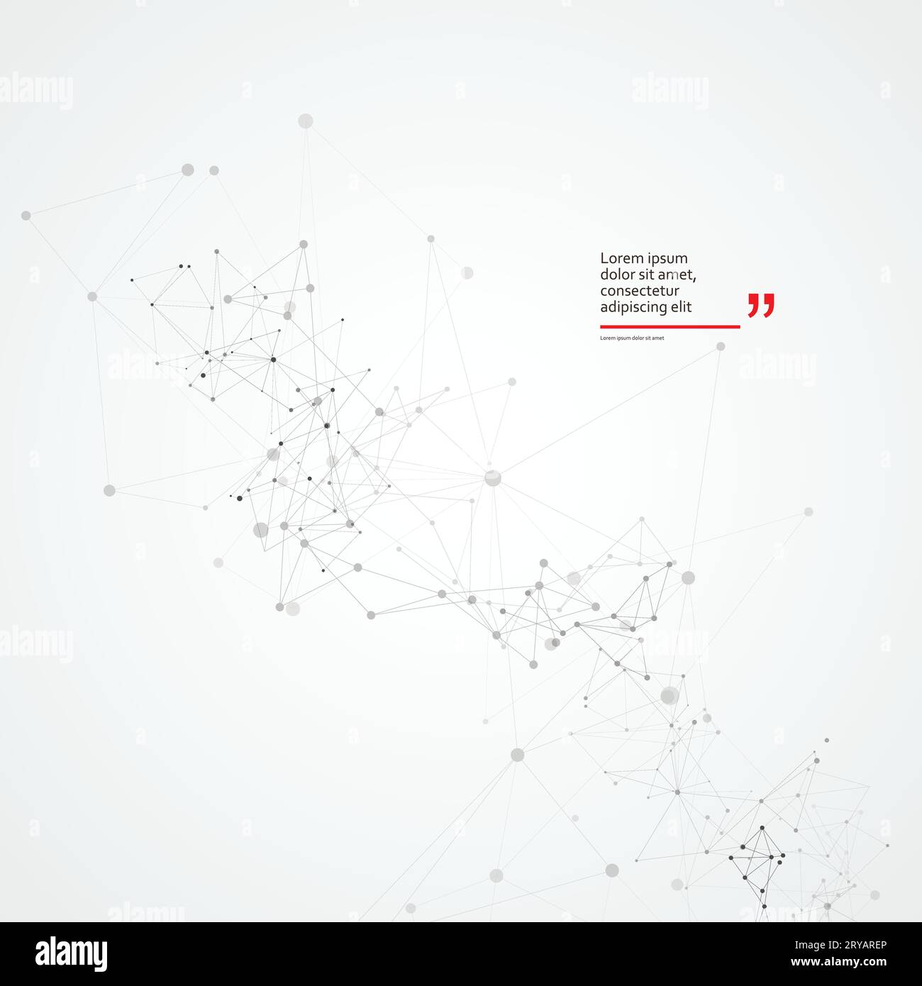 Connection dots and lines background. Minimal molecule background ...