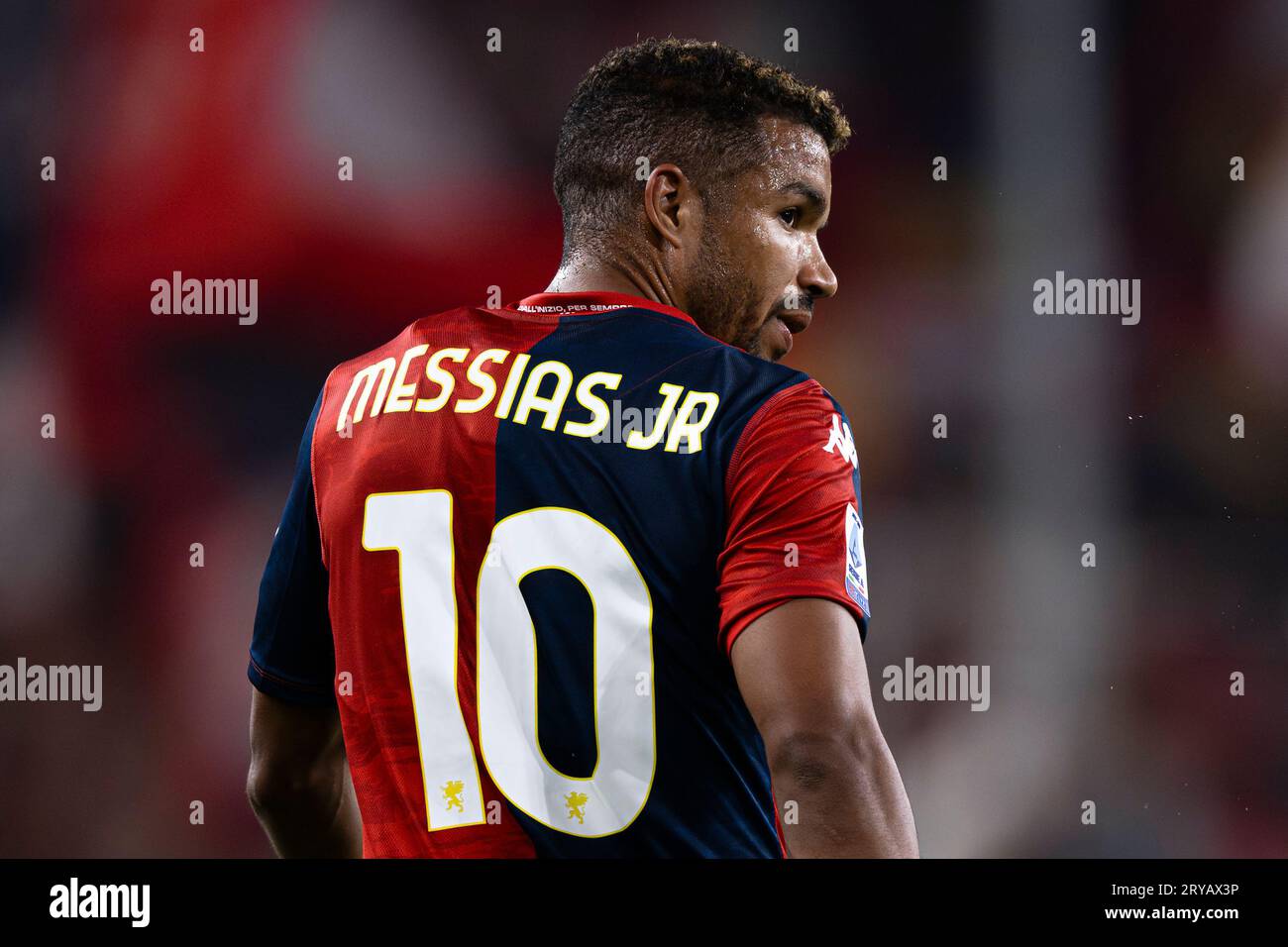 Albert Gudmundsson of Genoa CFC looks on during the Serie A football match  between Genoa CFC and AS Roma Stock Photo - Alamy