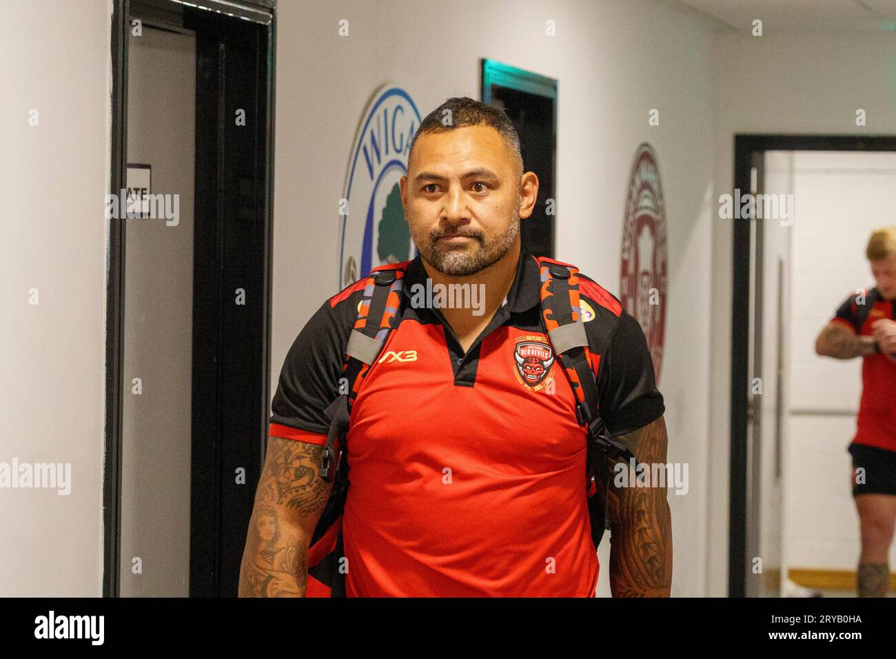 Salford Red Devils Vs Wigan Warriors 2023 DW Stadium, Wigan. Betfred Super League Game. United