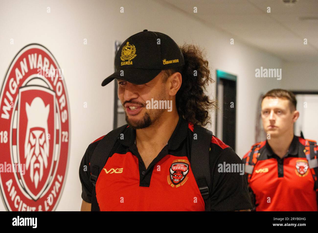 Salford Red Devils Vs Wigan Warriors 2023 DW Stadium, Wigan. Betfred Super League Game. United