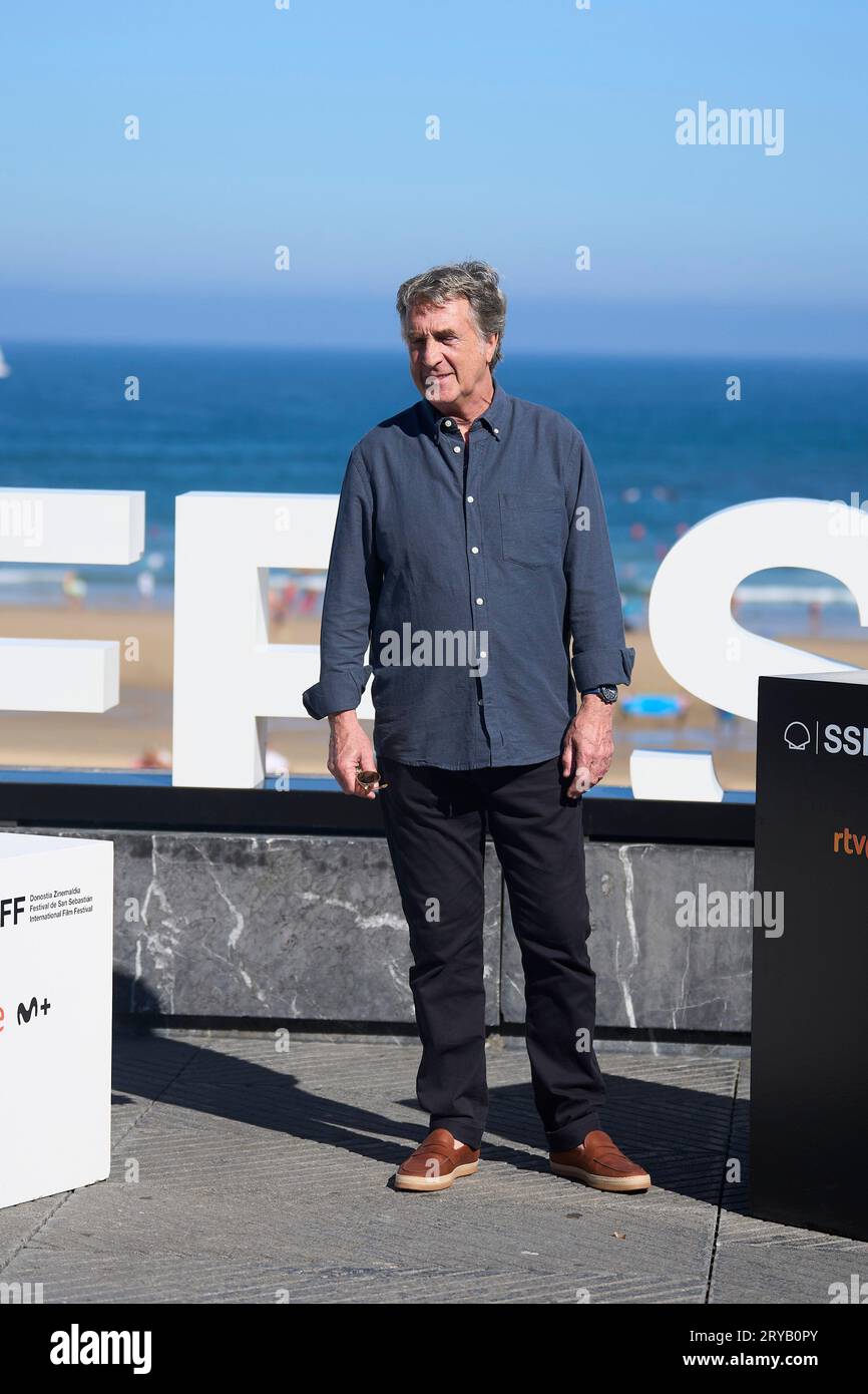 September 30, 2023, Madrid, Madrid, Spain: FranÃ§ois Cluzet attended 'A Real Job (Un metier serieux)' Photocall during 71st San Sebastian International Film Festival at Kursaal Palace on September 30, 2023 in Donostia / San Sebastian, Spain (Credit Image: © Jack Abuin/ZUMA Press Wire) EDITORIAL USAGE ONLY! Not for Commercial USAGE! Stock Photo