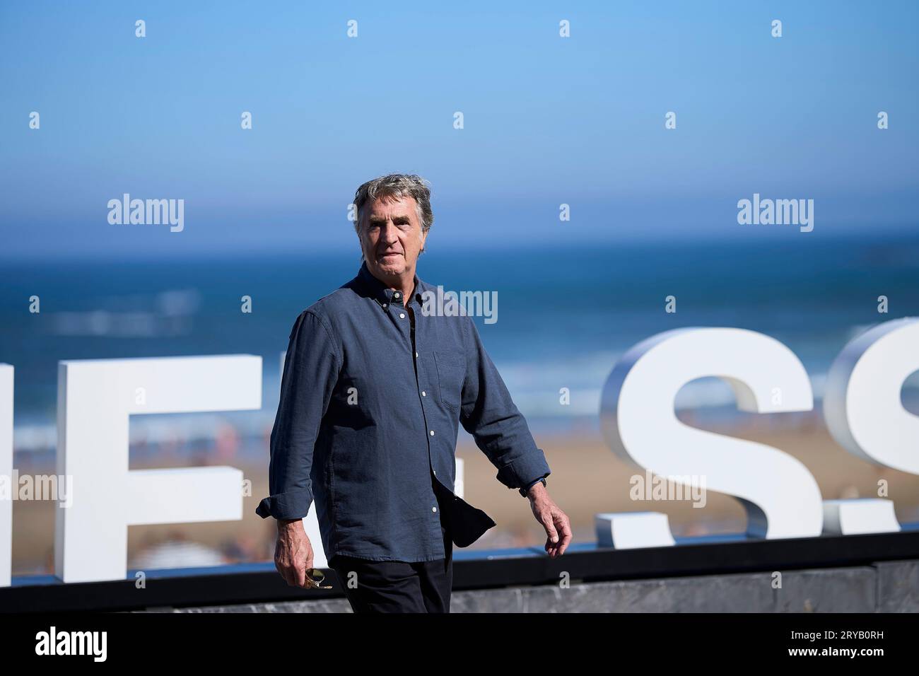 September 30, 2023, Madrid, Madrid, Spain: FranÃ§ois Cluzet attended 'A Real Job (Un metier serieux)' Photocall during 71st San Sebastian International Film Festival at Kursaal Palace on September 30, 2023 in Donostia / San Sebastian, Spain (Credit Image: © Jack Abuin/ZUMA Press Wire) EDITORIAL USAGE ONLY! Not for Commercial USAGE! Stock Photo