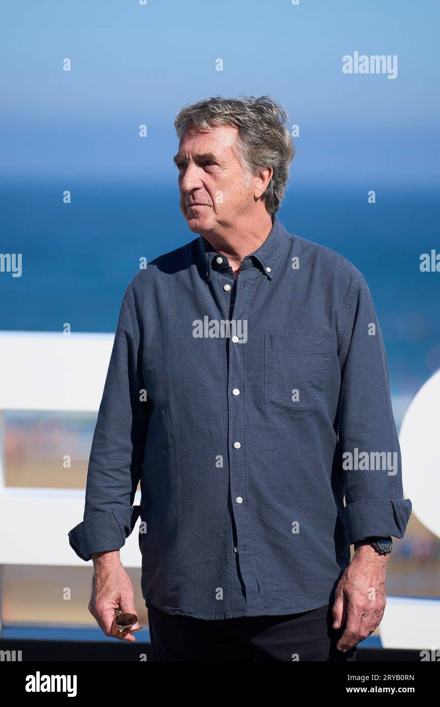 September 30, 2023, Madrid, Madrid, Spain: FranÃ§ois Cluzet attended 'A Real Job (Un metier serieux)' Photocall during 71st San Sebastian International Film Festival at Kursaal Palace on September 30, 2023 in Donostia / San Sebastian, Spain (Credit Image: © Jack Abuin/ZUMA Press Wire) EDITORIAL USAGE ONLY! Not for Commercial USAGE! Stock Photo