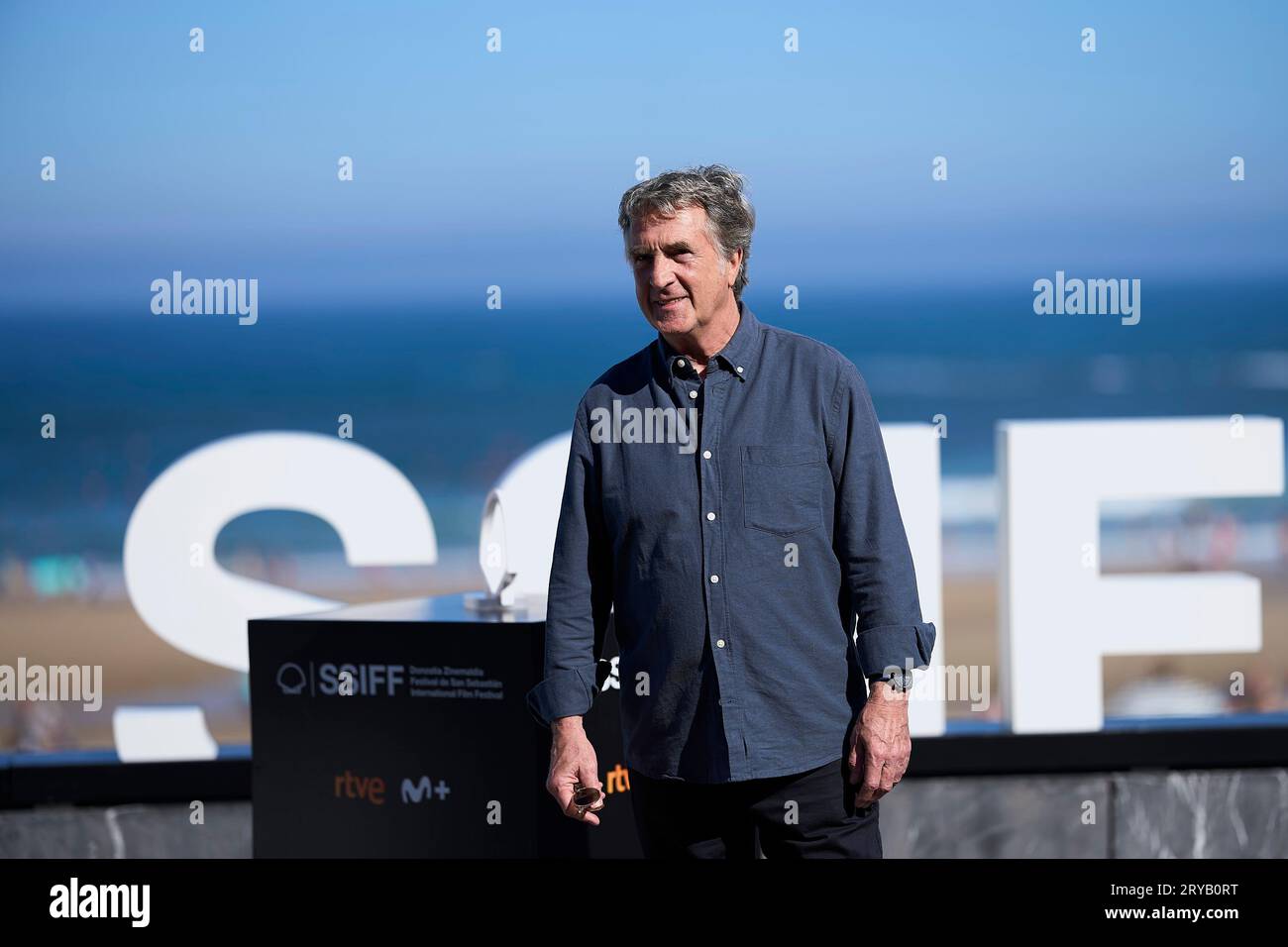 September 30, 2023, Madrid, Madrid, Spain: FranÃ§ois Cluzet attended 'A Real Job (Un metier serieux)' Photocall during 71st San Sebastian International Film Festival at Kursaal Palace on September 30, 2023 in Donostia / San Sebastian, Spain (Credit Image: © Jack Abuin/ZUMA Press Wire) EDITORIAL USAGE ONLY! Not for Commercial USAGE! Stock Photo