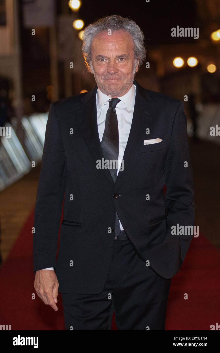 Jose Coronado attends Cerrar los ojos Red Carpet during 71st San