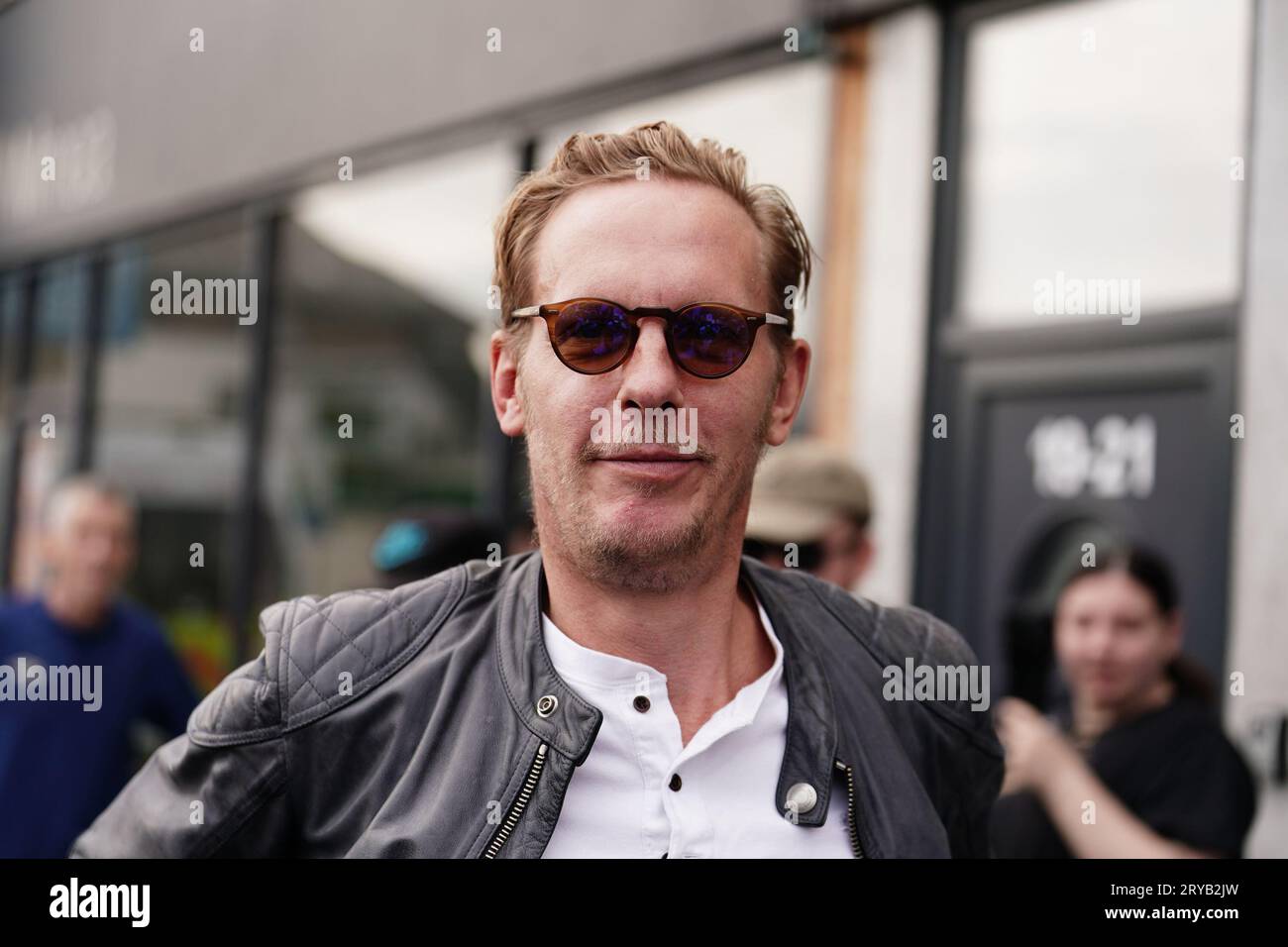 Actor-turned-politician Laurence Fox during a Turning Point UK protest ...