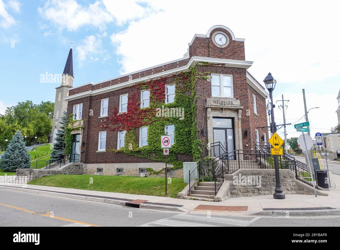 Hespeler fashion history museum in Cambridge, Ontario, Canada Stock