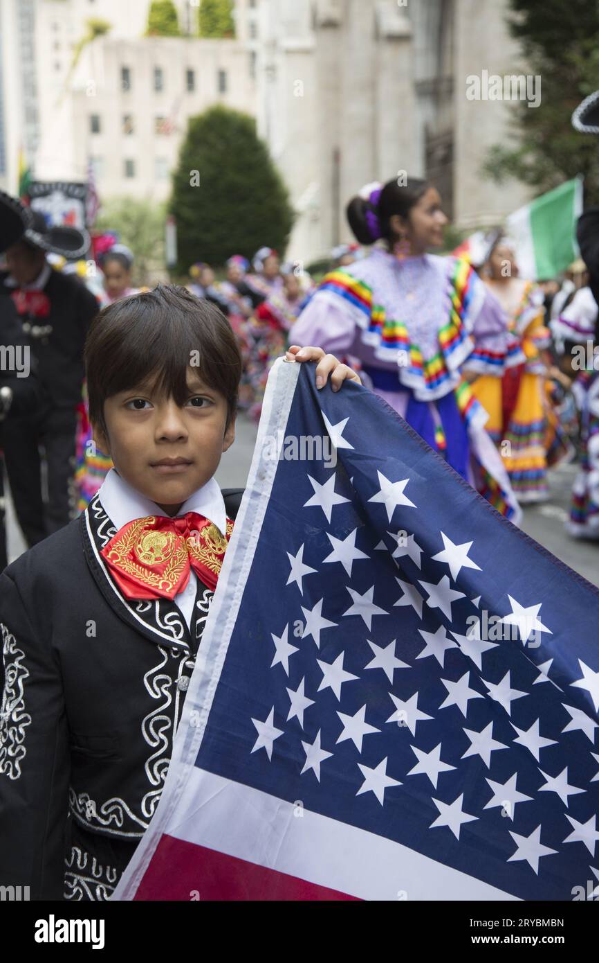 Mexican Independence Day Parade along Madison Avenue in New York City Stock Photo Alamy