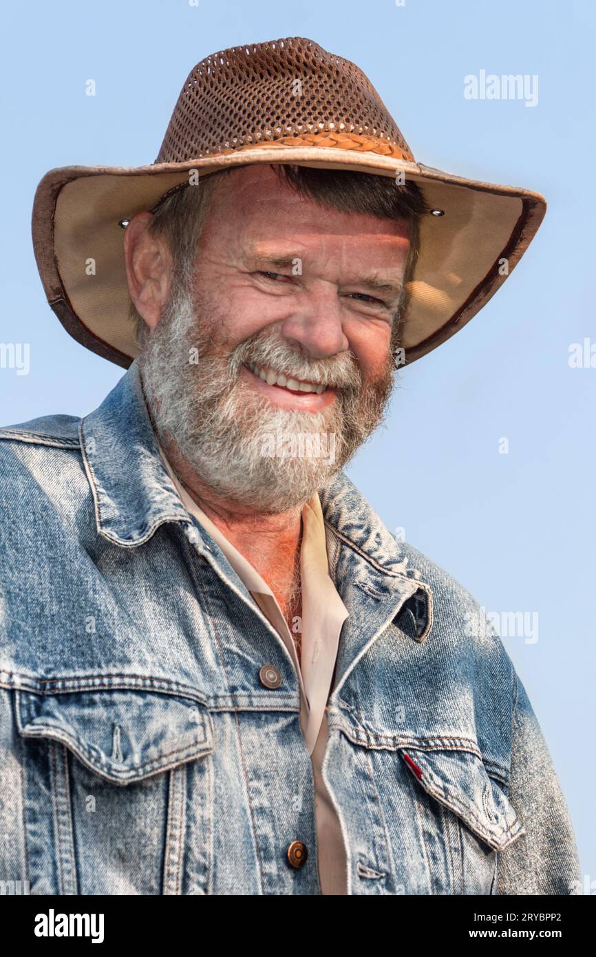 Wild hair beard man hi-res stock photography and images - Alamy