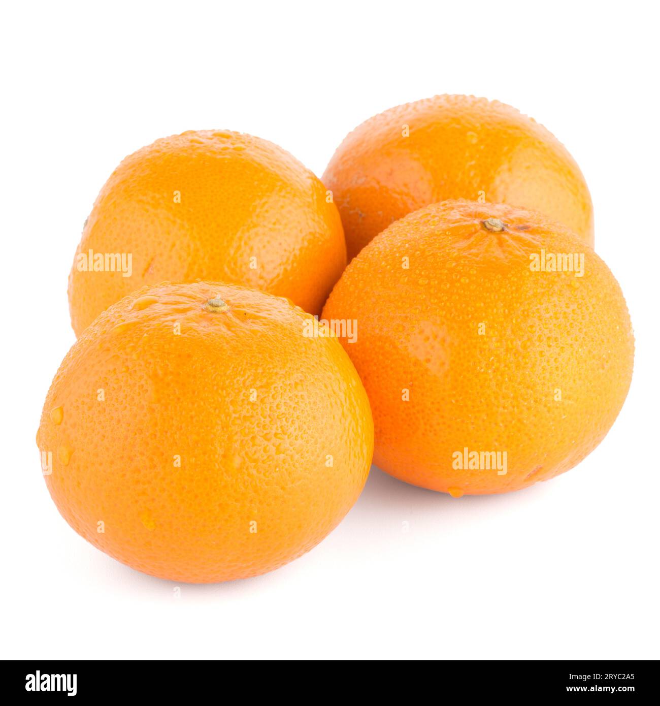 Tangerine slices closeup macro hi-res stock photography and images
