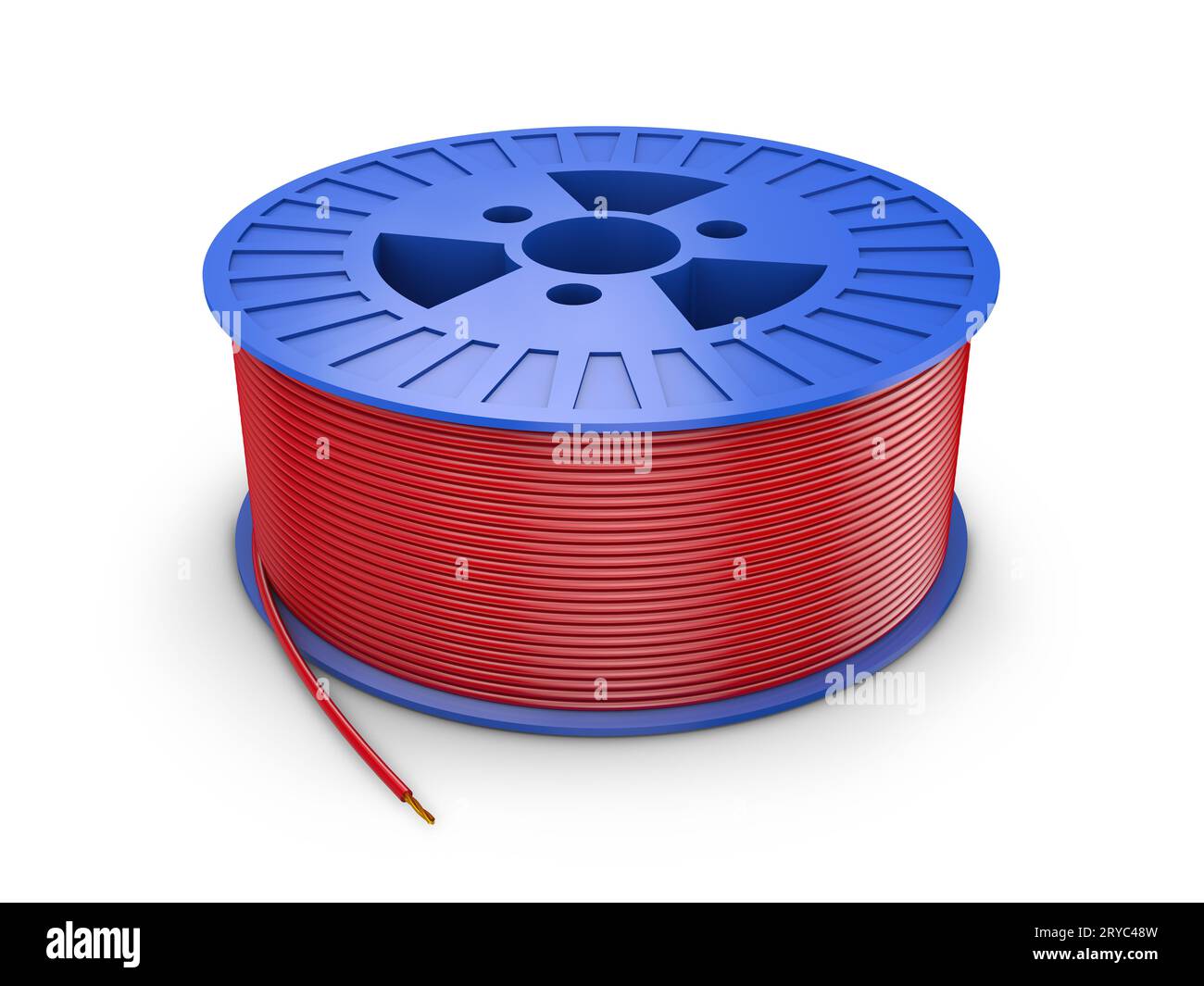 Coil electric wire Stock Photo Alamy