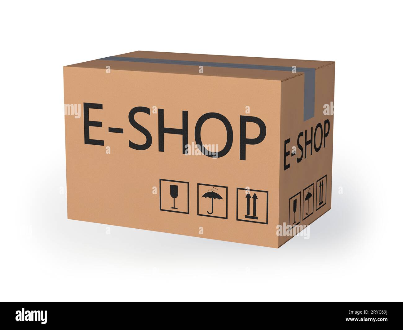 Large warehouse cardboard boxes hi-res stock photography and images - Alamy