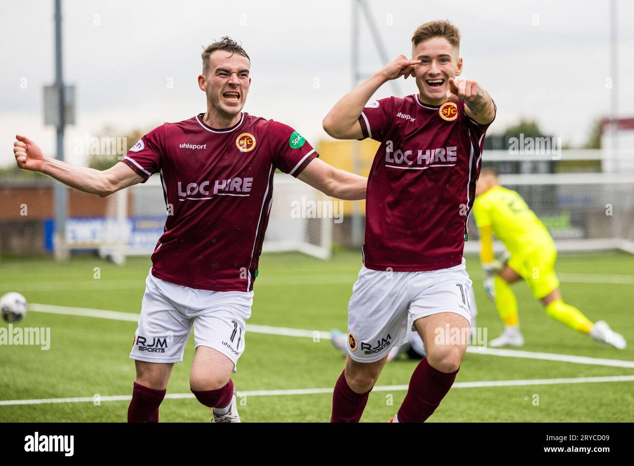 Stenhousemuir, Scotland. 30 September 2023. Matty Yates (10