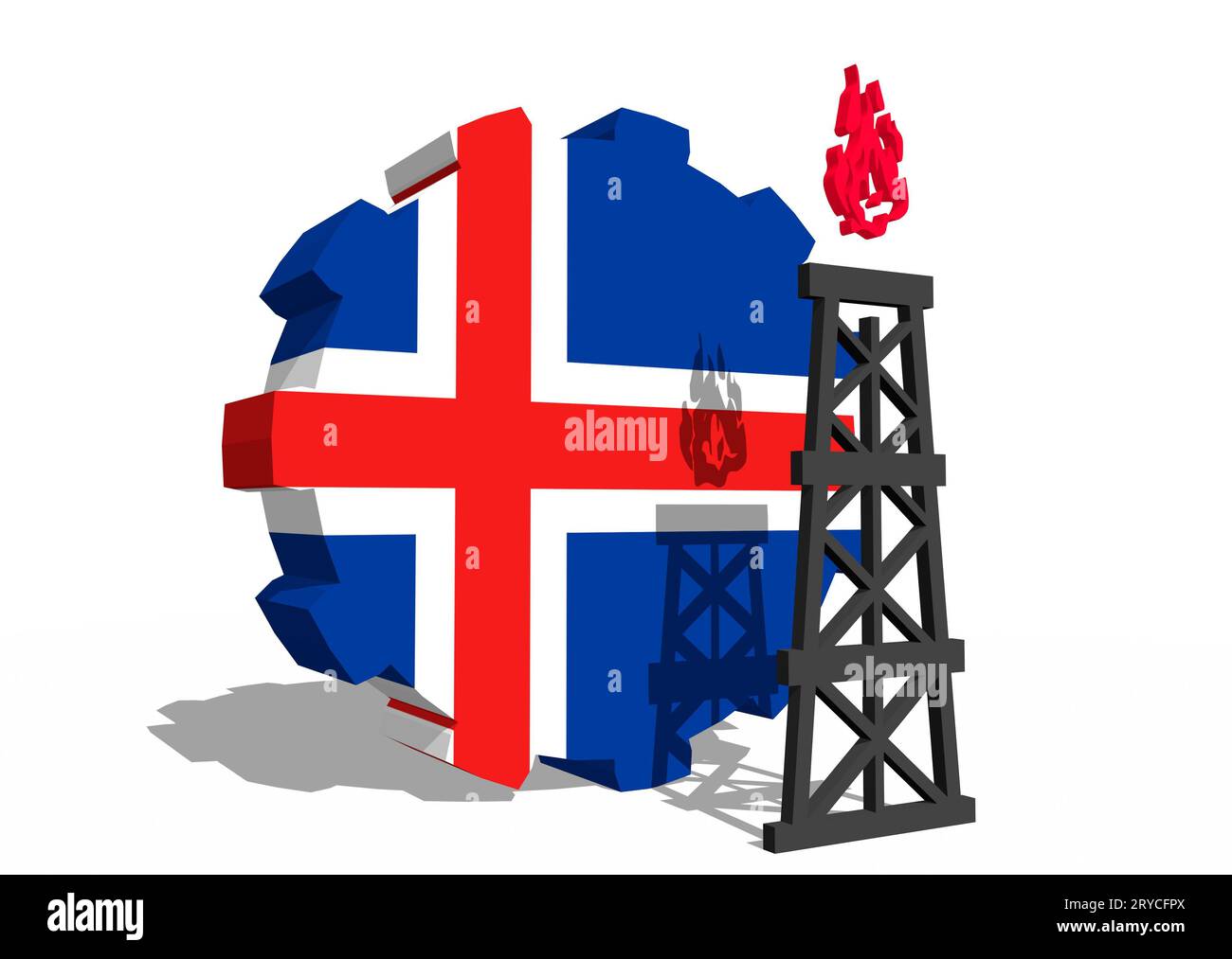 Iceland flag icon hi-res stock photography and images - Alamy