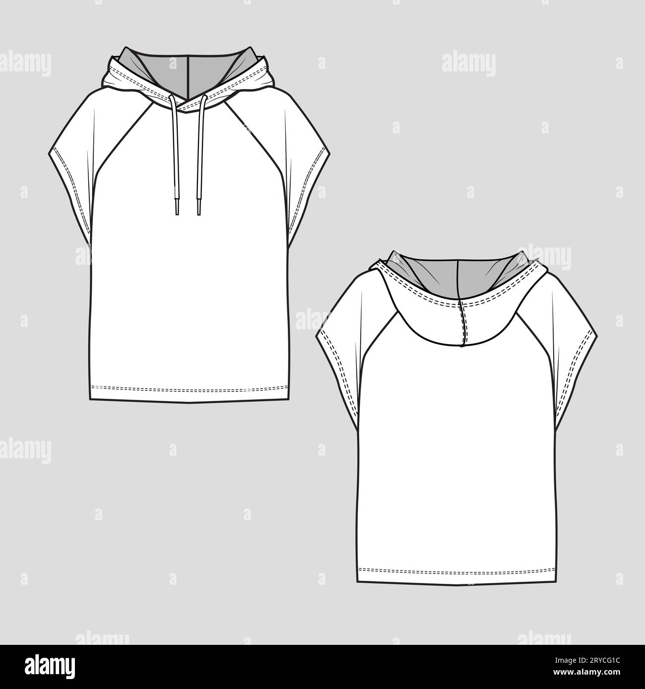 Black hoodie design Black and White Stock Photos & Images - Page 2
