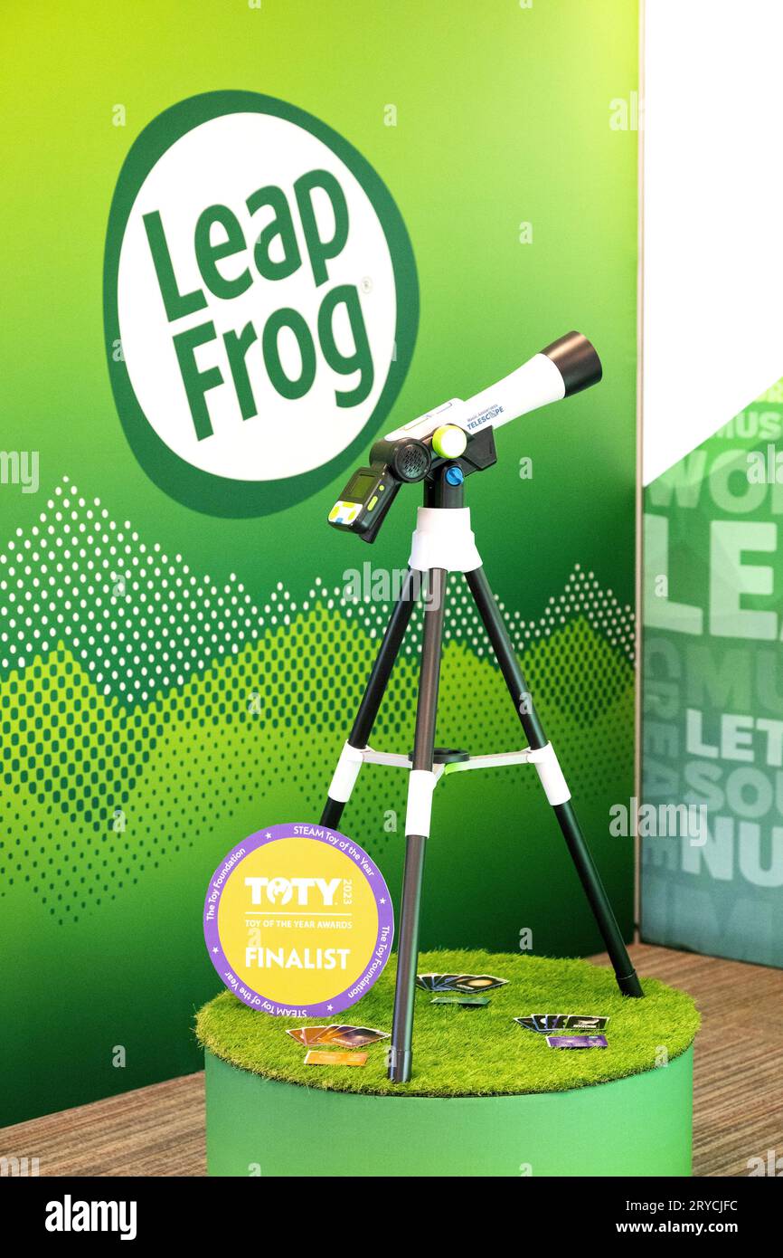 IMAGE DISTRIBUTED FOR VTECH - The Magic Adventures Telescope from LeapFrog  lets kids discover things that are out of this world, seen on display at  Toy Fair in New York, Saturday, Sept.