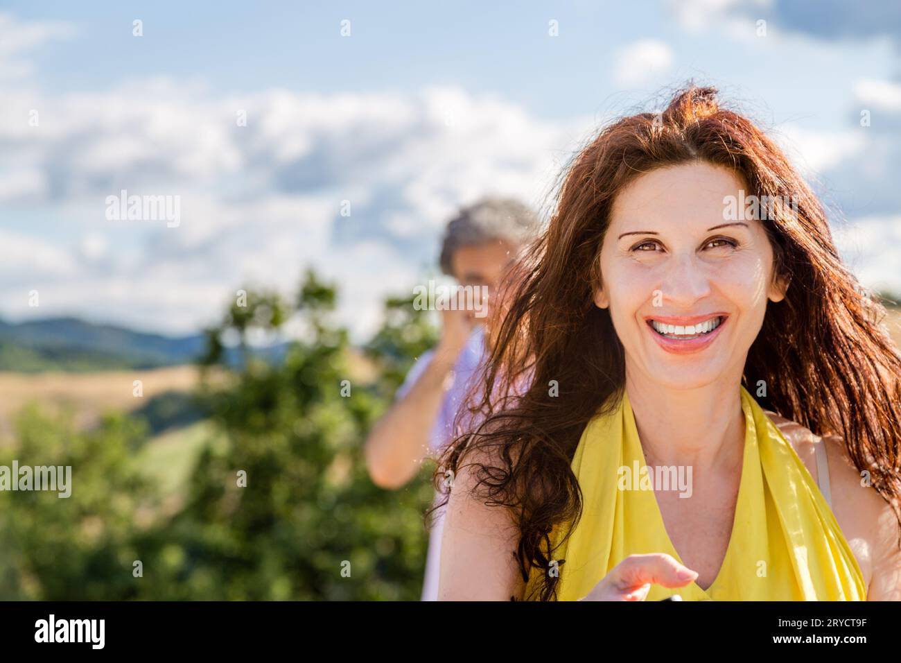 Smiling husband wife selfie hi-res stock photography and images - Alamy