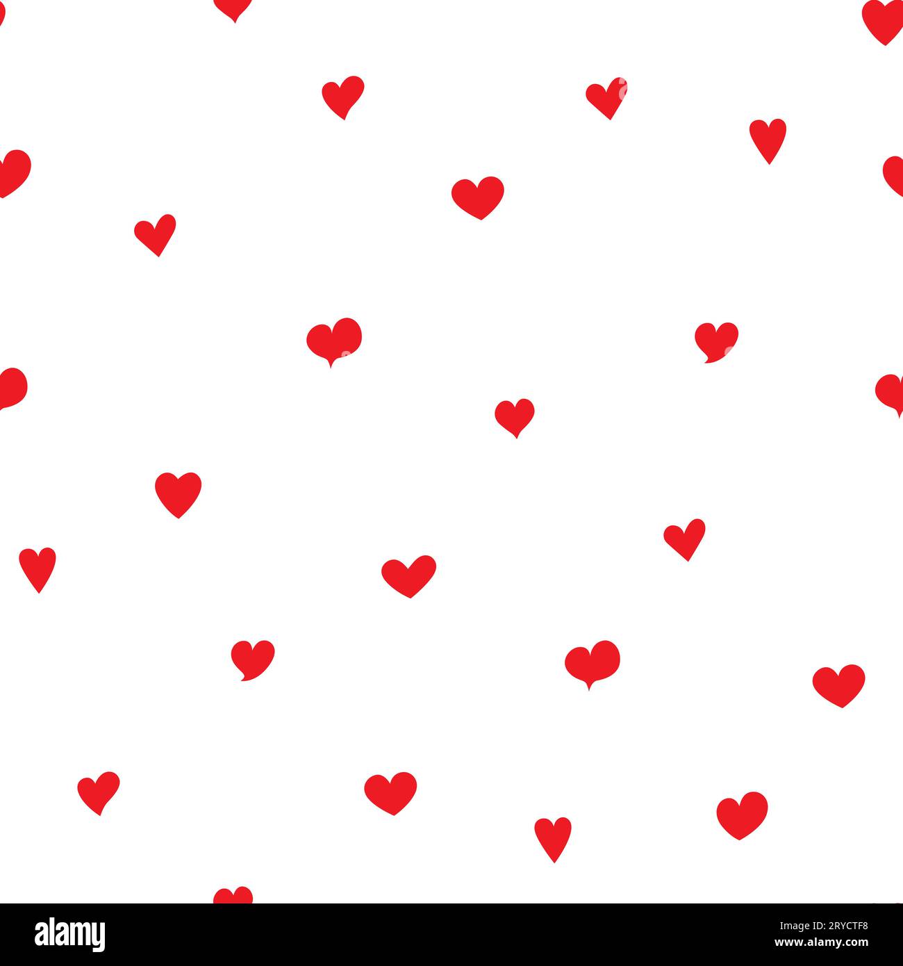 Vector seamless pattern with hearts Stock Vector Image & Art - Alamy