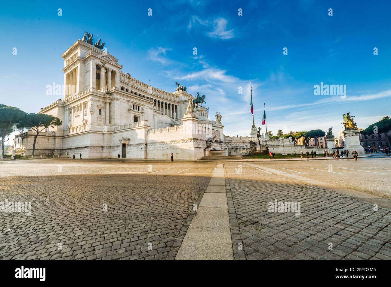 Ancient square in Rome Stock Photo - Alamy