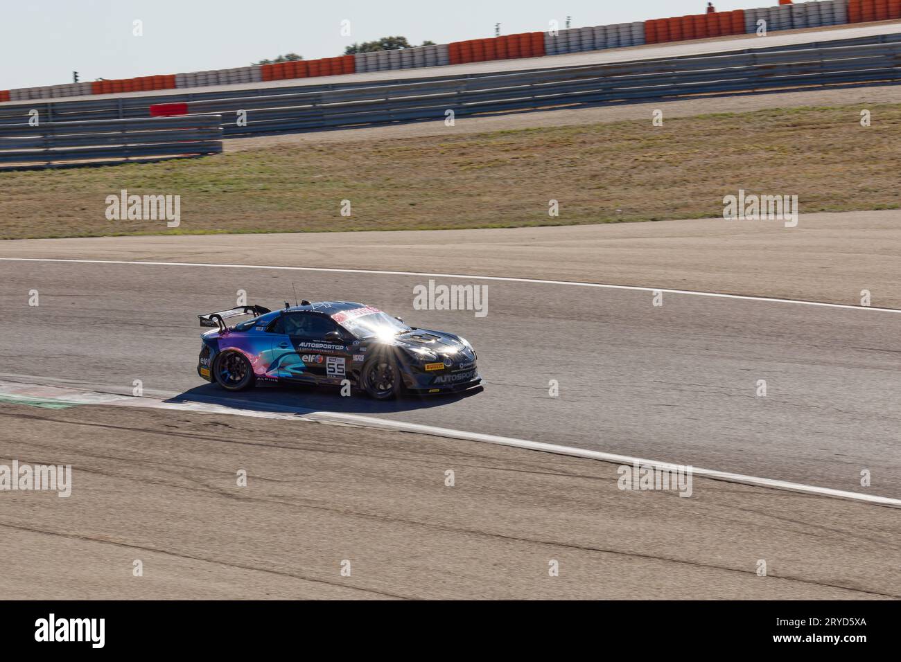FFSA GT4 2023  at Circuit Ledenon ,Ledenon, FRANCE, 24/09/2023 Florent 'MrCrash' B. Stock Photo
